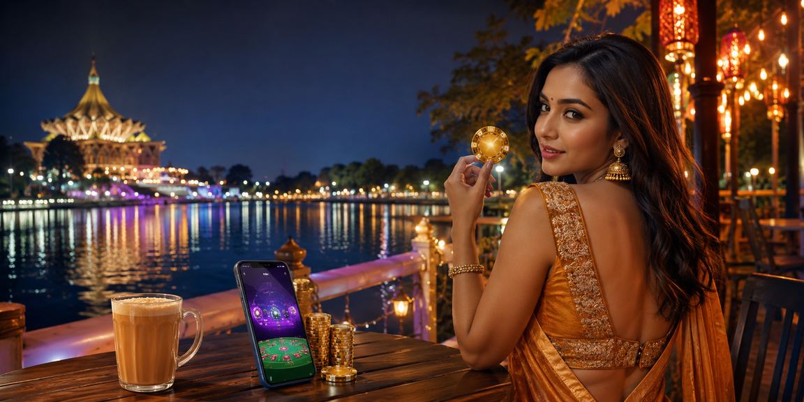 Pemain Kuching mengakses slot dalam talian melalui telefon pintar dalam suasana santai